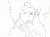 coloriage sokka l ami de l avatar